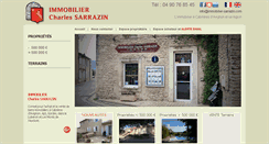 Desktop Screenshot of immobilier-sarrazin.com